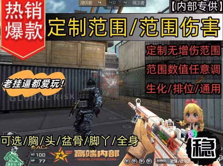 CF透視追踪【流光】操作简单！娱乐首选